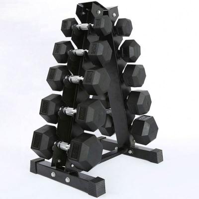 China Cheap Quality Cheap Hot Sale Weightlifting 10kg Hex Dumbbell High Quality Set for sale