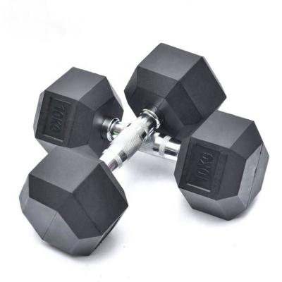 China 2020 High Quality NEW STYLE Elasticity Dumbbell Set Hex Dumbbell Set Sale for sale