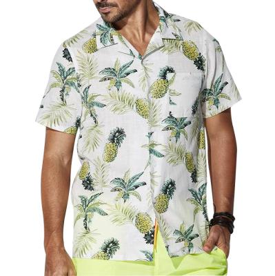 China Anti-pilling 2022 Summer Wholesale Hawaiian Canvas Shirts 