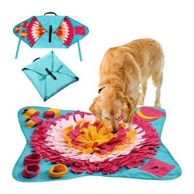 China Hot Amazon Sale Custom Sniff Mat Dog Pet Training Protection Waterproof Dog Sniff Mat For Feeding Pets for sale