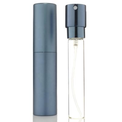 China Non Spill Perfume Atomizer 10ml Twist Aluminum Perfume Spray Bottle for sale