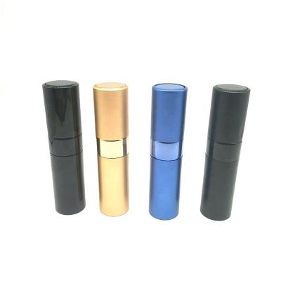 China 8ml 15ml Cosmetic Aluminum Perfume Mist Spray Mini Refillable Travel Perfume Atomizer for sale