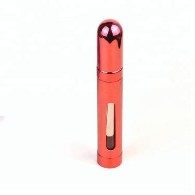 China Non Spill Personal Care Glass Inner Bottle Metal Square Refillable Perfume Atomizer for sale