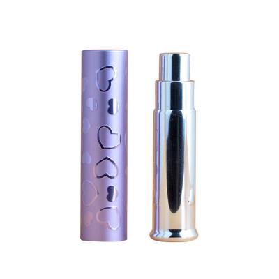 China Non Spill Fashion Aluminum Metal Spray Bottle Pouch Perfume Atomizer Refillable for sale