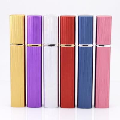 China Non Puddle Perfume Pen Aluminum Pocket Square Refillable High Quality Perfume Atomizer for sale