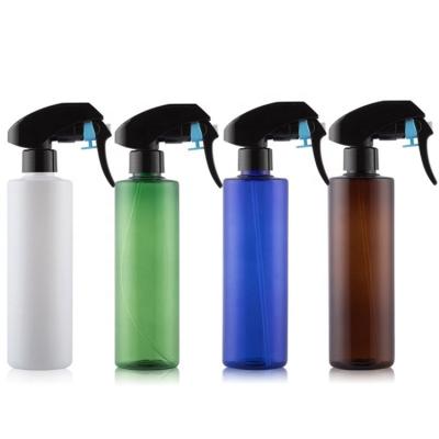 China BEAUTY PACKAGING 250ml Plastic Trigger 250ml Amber Green Blue White Cylinder Round 8oz Eco-friendly Trigger Bottle 250ml for sale