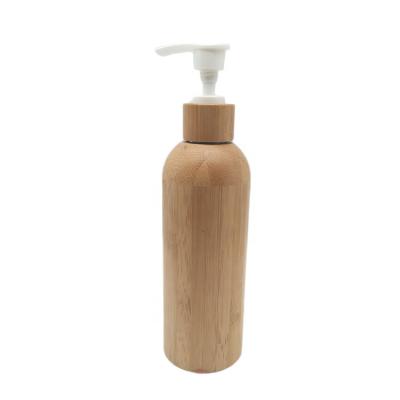 China Wholesale Double Wall Stocking Shampoo 120ml Lotion Bamboo Cosmetic Bottle for sale