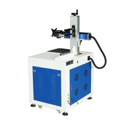 China Air-cooled 30w fiber laser marking machine 20w auto focus laptop keyboard laser marking machine for sale