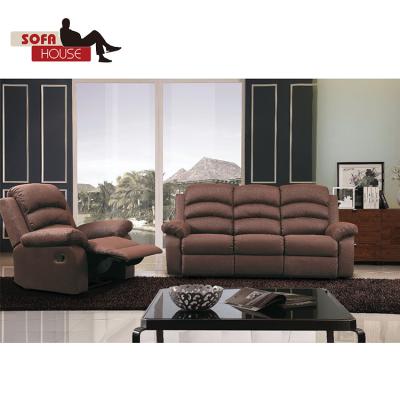 China Cheap modern office reclining leather sofa set 3 2 1 design living room furniture for sale for sale