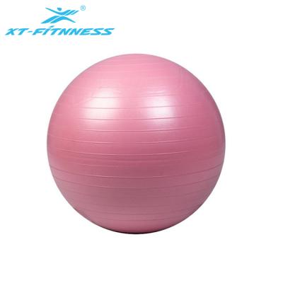 China Custom Printed Non Slip Yoga Ball Fitness Yoga Ball Anti Exploded Ball for sale