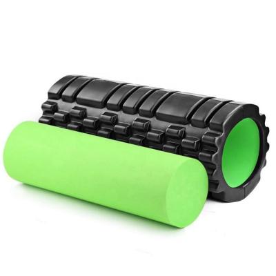 China Yoga Exercise Muscle Massager Eva Yoga Grid Foam Roller High Density Column for sale