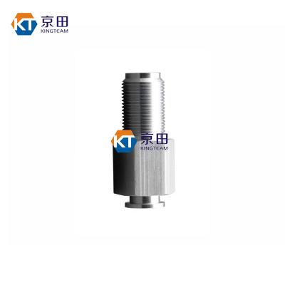 China OEM Customized Aluminum Fiber Optic Connectors Spare Parts Machining Metal Turning Milling Components for sale