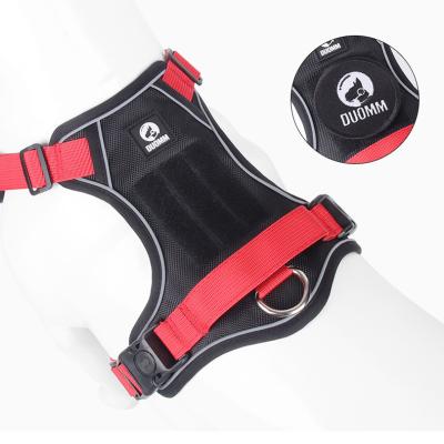 China New Arrival Manufacturers Oxford Dog Harness Stocked Adjustable Reflective Custom Padded Dog Vest for sale