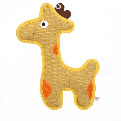 China Viable Factory Promotion China Giraffe Vocal Squeaky Shape Chewing Dog Toy for sale