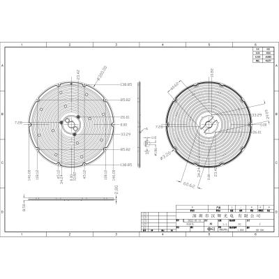 China Diameter Փ300mm 9 Rings LED High Bay Light Lens For Industrial Lighting With Sensor High Bay Light Te koop