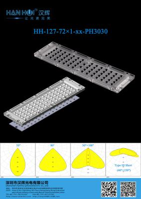 Κίνα PC 3030 Πολυποίκιλος φακός LED, αδιάβροχος, φακός φωτισμού δρόμου LED για φωτισμό δρόμου και φωτισμό πλημμύρας προς πώληση