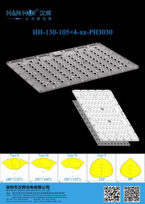 China 420 piezas 3030 LEDs Lentes de luz LED de alta potencia respetuosas con el medio ambiente para iluminación de inundaciones Iluminación de calles en venta