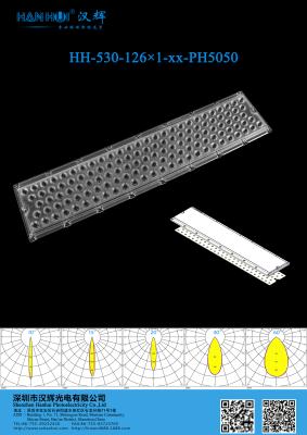 China 10°/20°/40°/60° Available 126 In 1 LEDs 5050 Lens High Power LED Lens For Stadium Lighting en venta