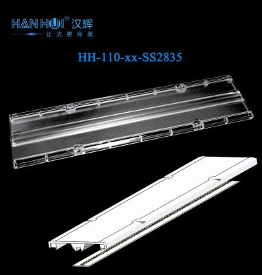 중국 PMMA 등급 재료 2835LED 25°/60°/90°/B25°/R25° 사용 가능 일률 광화력 적 전력 소모 선형 조명 판매용