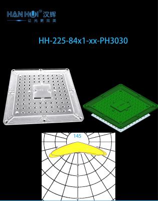 China 84 In 1 3030 LED-lens 204.81×204.81×10.05mm Grootte LED-parkeerterreinverlichting Lens Optimale straalhoek High-Performance Grade Te koop