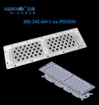 Китай 30°/60°/90°/90120/T3M Доступно 236×70мм Размер 64×1 светодиоды высокой передачи Экологически чистые уличные огни и линзы наводнения продается