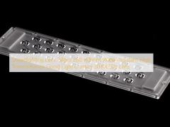Streetlighting Lens 28pcs 260×68mm Water-resistant High Transmittance Good Light Control 3030LEDs Lens