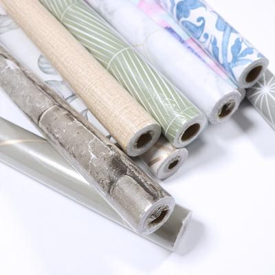 China Gray Wall Economical Self Adhesive Cover Roll Wallpaper PVC Self Adhesive Wallpaper for sale