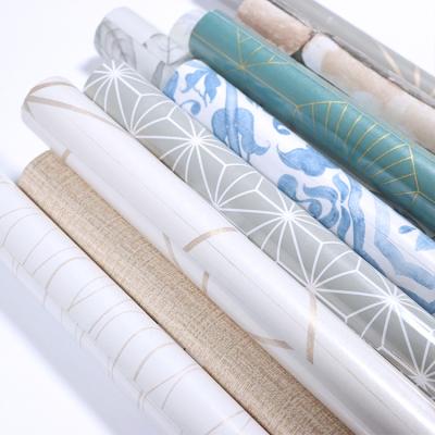 China Economic Self-adhesive Skin Stick Wallpaper Roll Waterproof Wall Cover Self-adhesive Nature for sale