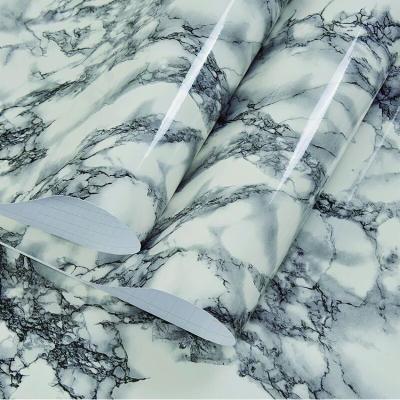 China Latest Waterproof+ECO-Friendly Art Self Adhesive Wallpaper Waterproof Marble Wallpaper Roll For Decor Home for sale