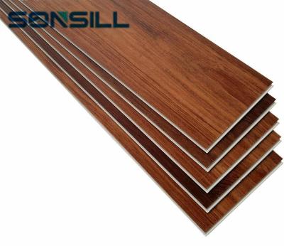 China Modern Interlocking PVC Woven Plank Vinyl Flooring For Interior Decor for sale