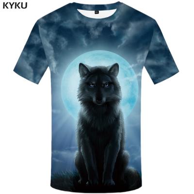 China Hot Sale Funny Anti-pilling Tees Cool Design Print T-shirt With 3D Cotton Men T Shirt for sale