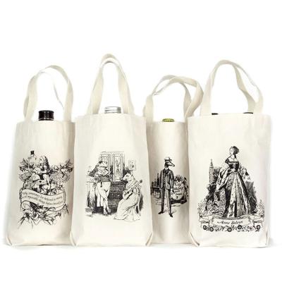 China Eco-Friendly Recycled Reusable Cotton Canvas Tote Bags For Shopping for sale