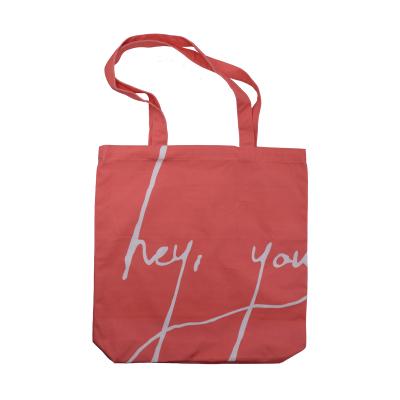 China Logo Printing Promotional High Quality Cotton Tote Bag Handled for sale