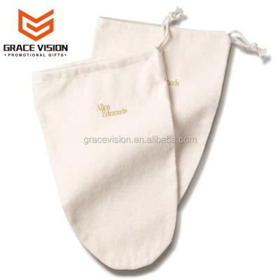 China Wholesale Cheap High Quality Eco - Friendly Cotton Shoe Dust Bag for sale