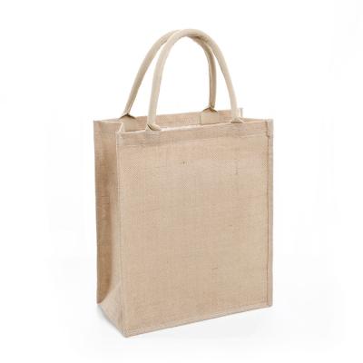 China Factory Wholesale Customized Buying Logo Tote Jute Canvas Bag Eco - Friendly for sale