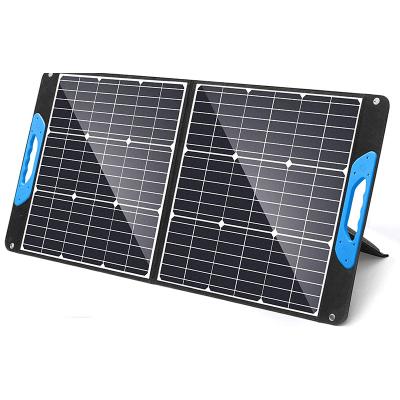 China DC+USB+Type-C Tpack ETFE 100W Portable Folding Folding Solar Panel Kit 60w 100w 3 Times 4 Times Each Single Solar To Charge Phone for sale