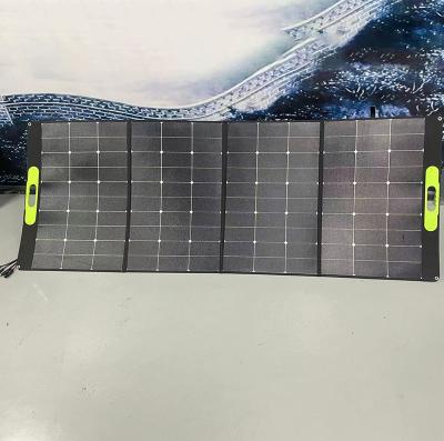 China DC+USB+Type-C Tpack High Power mc4 Folding Module 18v 12v Charger 400w Mono Solar Panel 100w Waterproof Mono Foldable Portable Solar Panel for sale