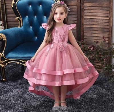 China Europe and America Europe and America children girls party wear formal wear dress posed flower babies ball gown evening dresses for baby girl 'child for sale