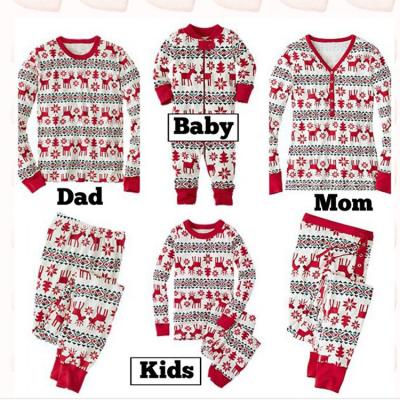 China Thermal Men Matching Mommy And Me Women Couples Christmas Family Thermal Pajamas Set for sale