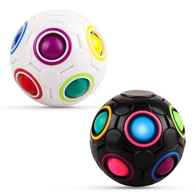 China Custom Toy Wholesale 3D Magic Toy Spinner Educational Puzzle Ball Magic Noise Stir Toy Speed ​​Cube Balls Fingertips Noise Relaxing Toys for sale