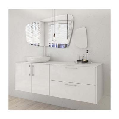 China JYcasa Modern Waterproof Storage Design Mirror Sink Bathroom Cabinet for sale