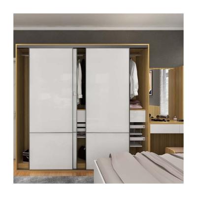 China JYcasa Almirah Adjustable Natural Wood Classic Design Almirah Free Standing Wardrobe (Other) Polished For Bed Room for sale