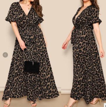 China anti static 4xl 5xl plus size women clothing dresses fat women plus size casual dress floral with short sleeve for sale