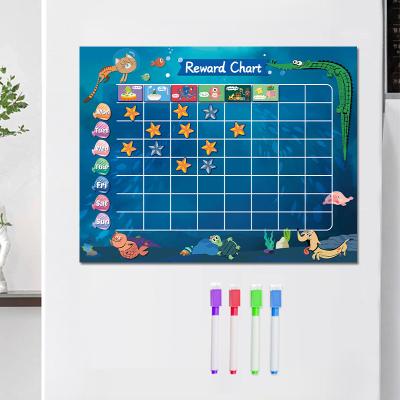 China Educatiom Toys School Education Board Reward Dry Erase Magnetic Reusable Chart for sale