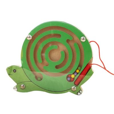 China 2021 Hot Selling Science Palm Wood Educational Magnetic Custom Maze Toy Children's Toys for sale