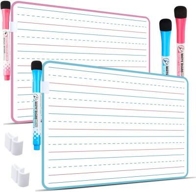 China School Teaching Dry Erase Lapboards with Lines Mini Whiteboards for Kids Learning Writing for sale