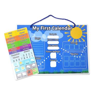 China School Used Writing Board Guaranteed Quality Custom Magnetic Calendar Educational Magnetic Calendar for Kids Study for sale