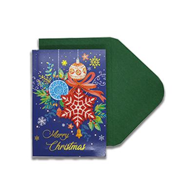 China Custom Europe/America/Oceania Paper Printing Hanging Felt Gift Tag Ornament Decoration Handmade Pop Up Printing Christmas Card for sale