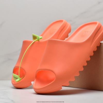 China Kanye West X Yeezy beach house slides red pink yezzy women fashion trend men's bone slide Eva foam orange runner for sale