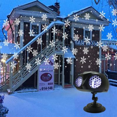 China Garden DC 14V Snowflakes in Yard Lights for Garden Decor Party Snow Light for sale